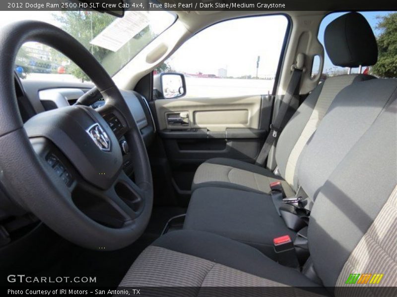 True Blue Pearl / Dark Slate/Medium Graystone 2012 Dodge Ram 2500 HD SLT Crew Cab 4x4