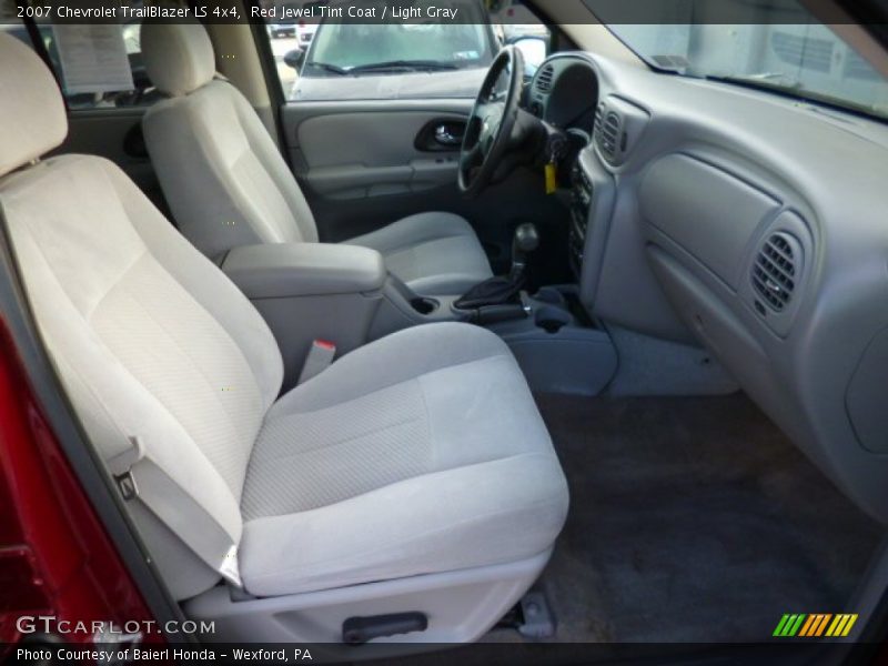 Red Jewel Tint Coat / Light Gray 2007 Chevrolet TrailBlazer LS 4x4