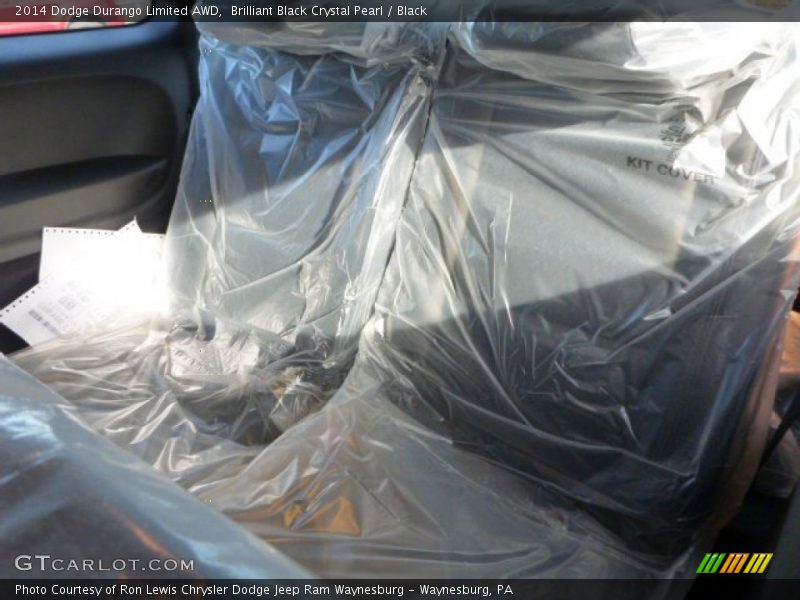 Brilliant Black Crystal Pearl / Black 2014 Dodge Durango Limited AWD
