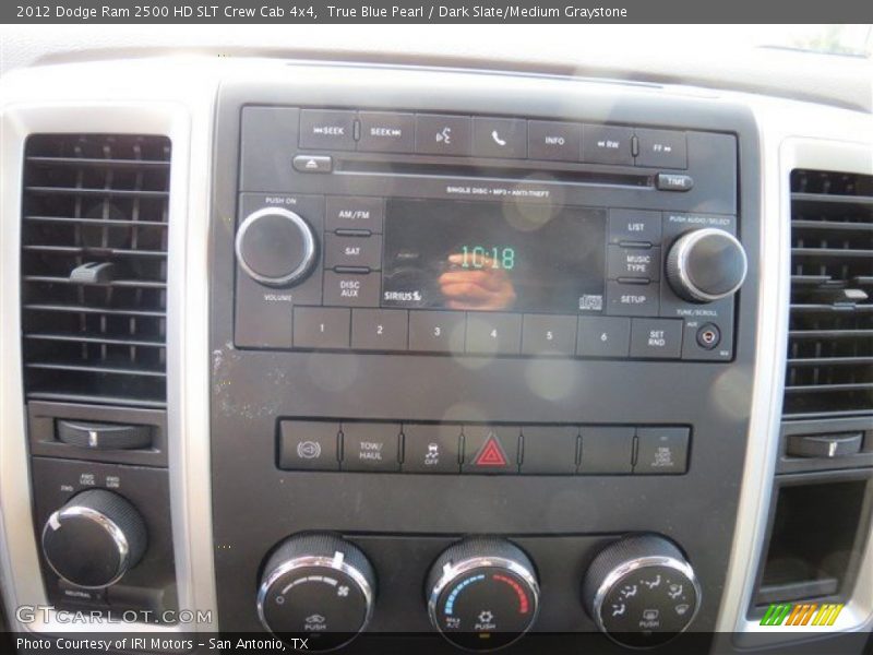 True Blue Pearl / Dark Slate/Medium Graystone 2012 Dodge Ram 2500 HD SLT Crew Cab 4x4