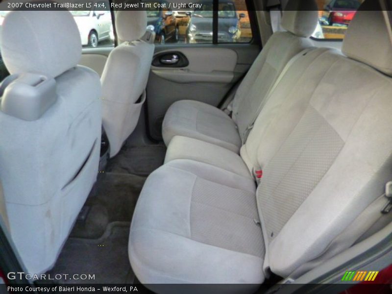 Red Jewel Tint Coat / Light Gray 2007 Chevrolet TrailBlazer LS 4x4