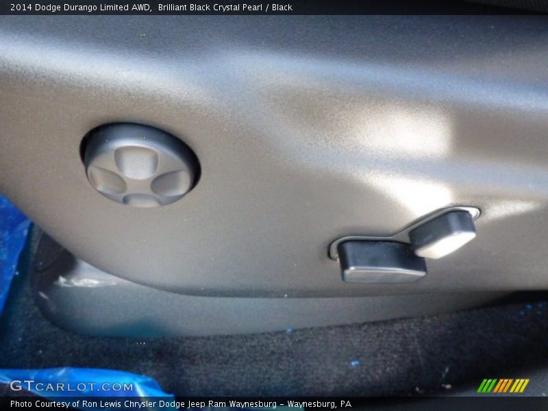 Brilliant Black Crystal Pearl / Black 2014 Dodge Durango Limited AWD