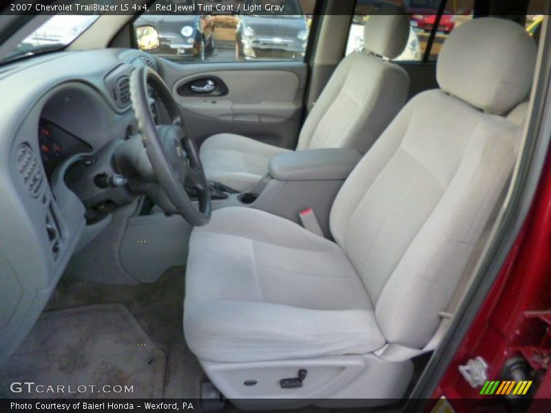 Red Jewel Tint Coat / Light Gray 2007 Chevrolet TrailBlazer LS 4x4