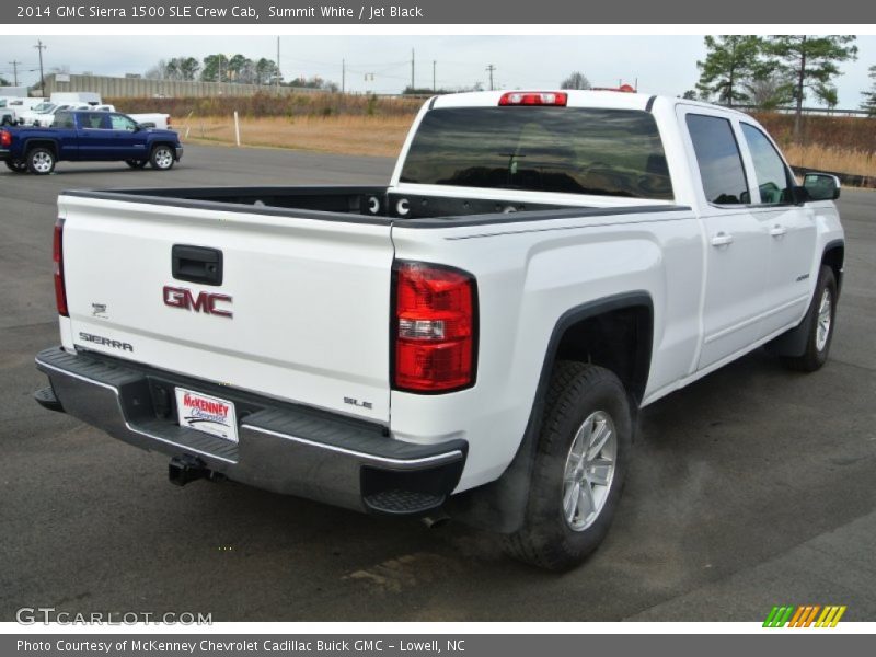 Summit White / Jet Black 2014 GMC Sierra 1500 SLE Crew Cab