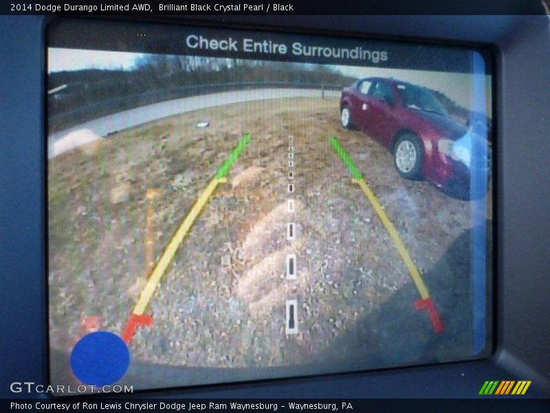 Brilliant Black Crystal Pearl / Black 2014 Dodge Durango Limited AWD
