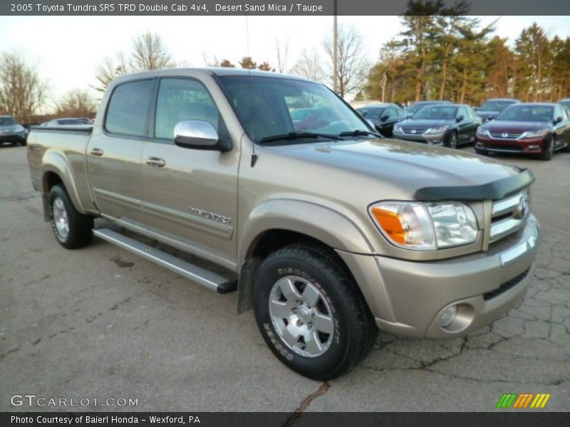 Desert Sand Mica / Taupe 2005 Toyota Tundra SR5 TRD Double Cab 4x4