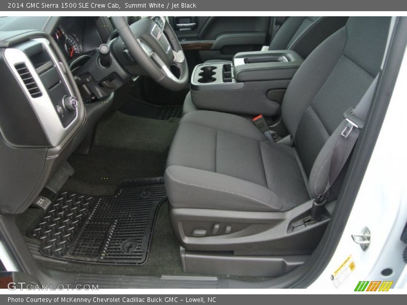 Summit White / Jet Black 2014 GMC Sierra 1500 SLE Crew Cab