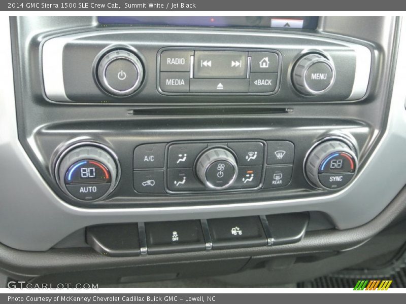 Summit White / Jet Black 2014 GMC Sierra 1500 SLE Crew Cab