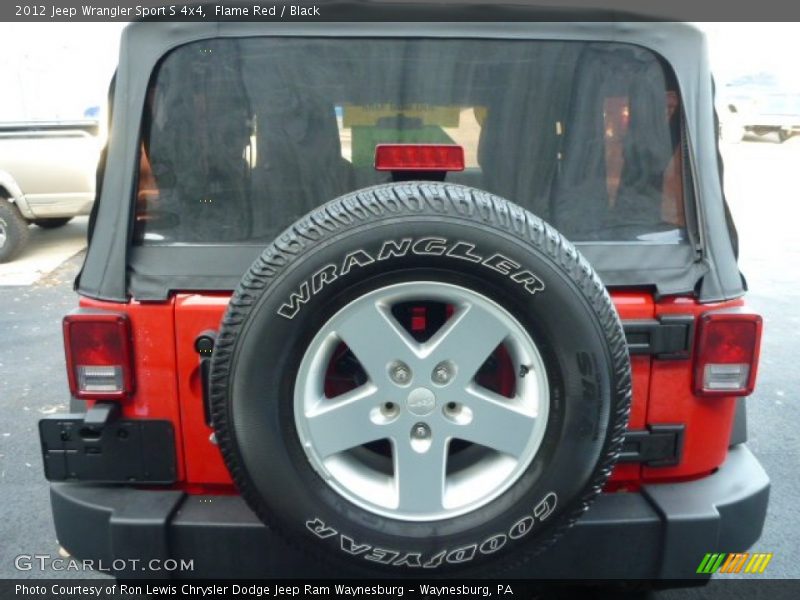 Flame Red / Black 2012 Jeep Wrangler Sport S 4x4