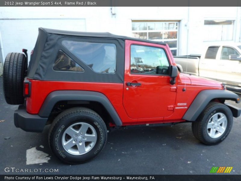 Flame Red / Black 2012 Jeep Wrangler Sport S 4x4