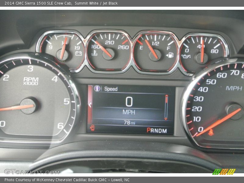 Summit White / Jet Black 2014 GMC Sierra 1500 SLE Crew Cab