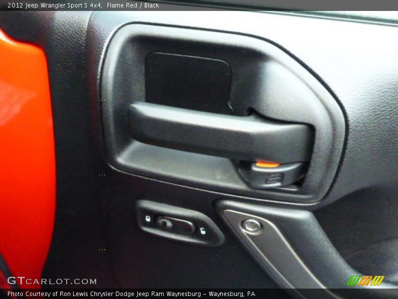 Flame Red / Black 2012 Jeep Wrangler Sport S 4x4