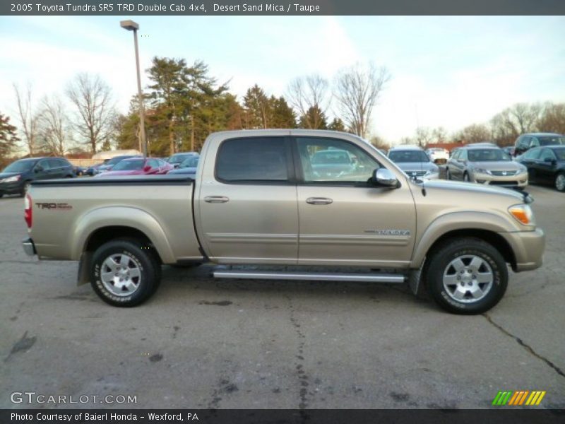 Desert Sand Mica / Taupe 2005 Toyota Tundra SR5 TRD Double Cab 4x4