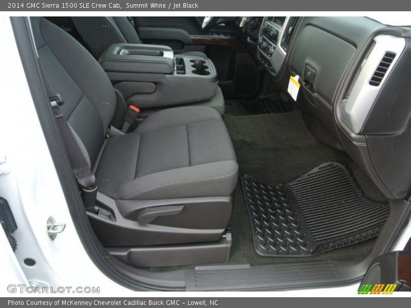 Summit White / Jet Black 2014 GMC Sierra 1500 SLE Crew Cab