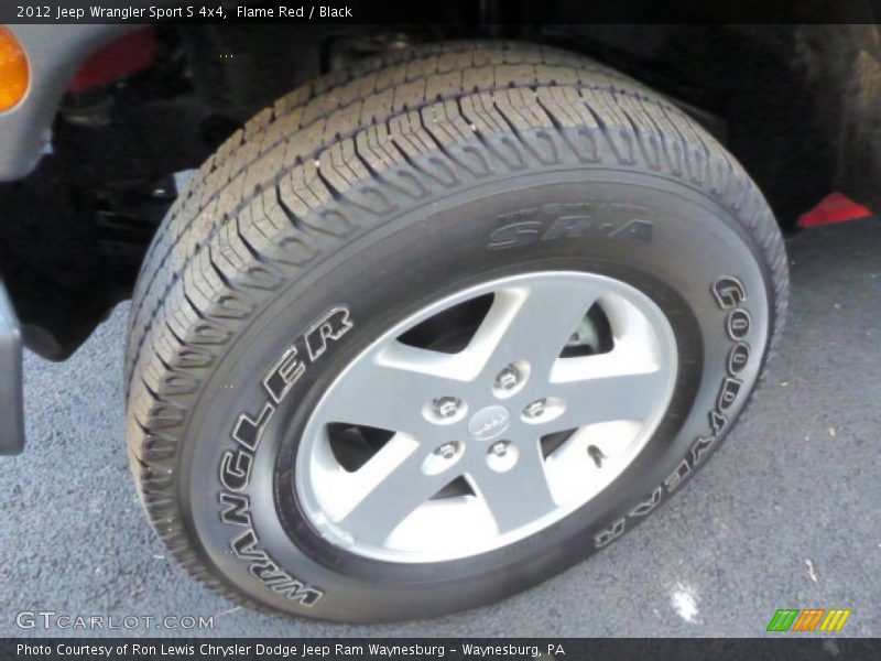 Flame Red / Black 2012 Jeep Wrangler Sport S 4x4