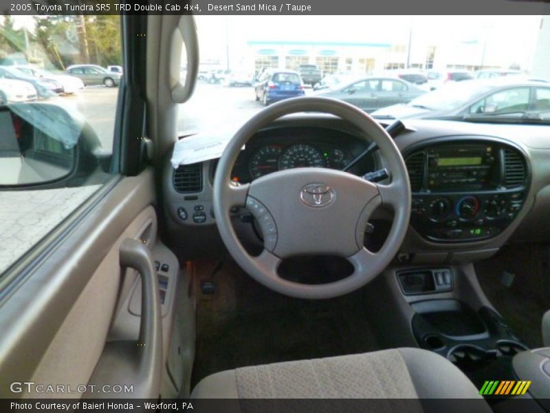 Desert Sand Mica / Taupe 2005 Toyota Tundra SR5 TRD Double Cab 4x4
