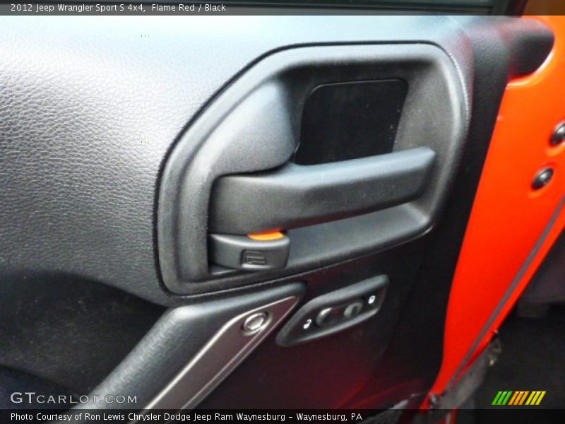 Flame Red / Black 2012 Jeep Wrangler Sport S 4x4
