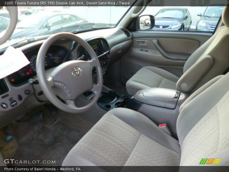 Desert Sand Mica / Taupe 2005 Toyota Tundra SR5 TRD Double Cab 4x4
