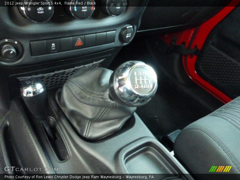 Flame Red / Black 2012 Jeep Wrangler Sport S 4x4