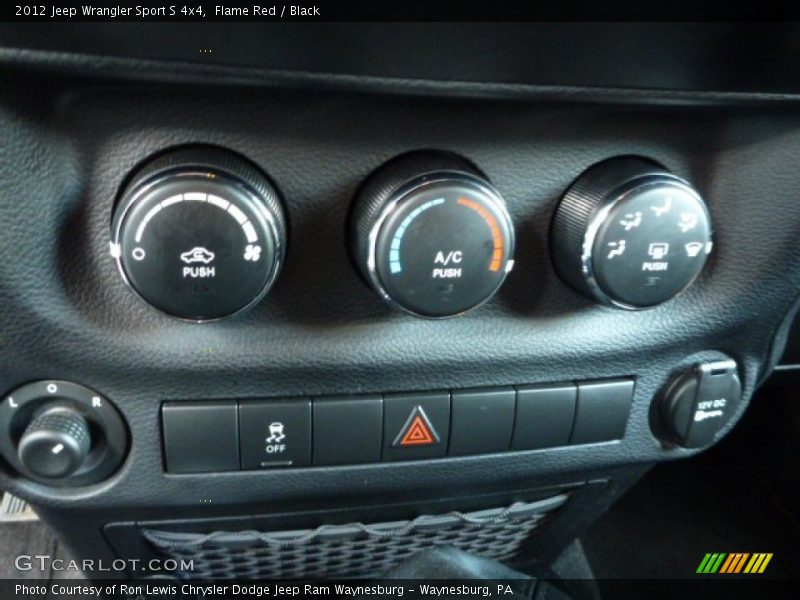 Flame Red / Black 2012 Jeep Wrangler Sport S 4x4
