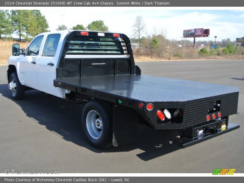 Summit White / Dark Titanium 2014 Chevrolet Silverado 3500HD WT Crew Cab 4x4 Chassis