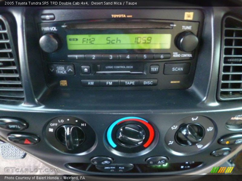 Desert Sand Mica / Taupe 2005 Toyota Tundra SR5 TRD Double Cab 4x4
