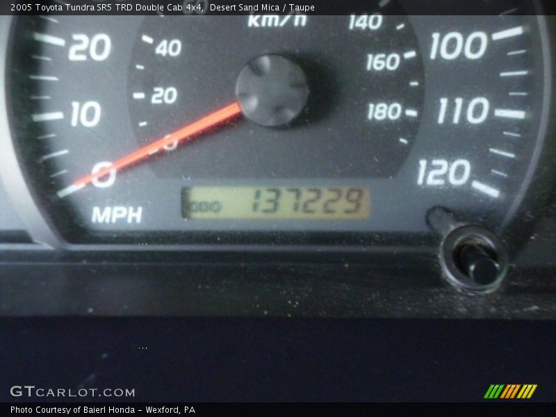 Desert Sand Mica / Taupe 2005 Toyota Tundra SR5 TRD Double Cab 4x4