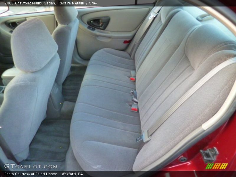 Redfire Metallic / Gray 2003 Chevrolet Malibu Sedan