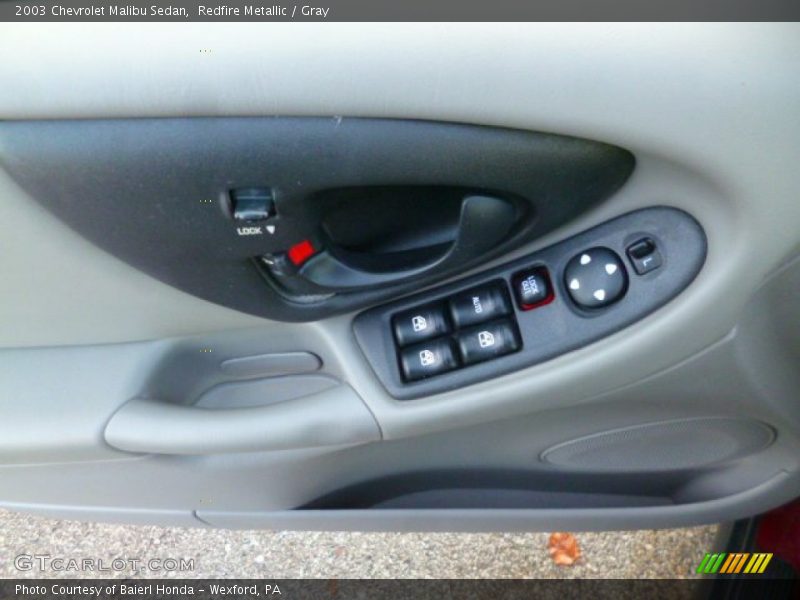 Redfire Metallic / Gray 2003 Chevrolet Malibu Sedan