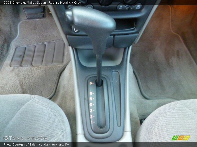 Redfire Metallic / Gray 2003 Chevrolet Malibu Sedan