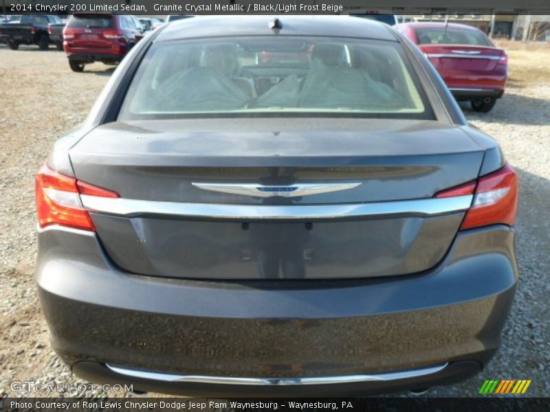 Granite Crystal Metallic / Black/Light Frost Beige 2014 Chrysler 200 Limited Sedan