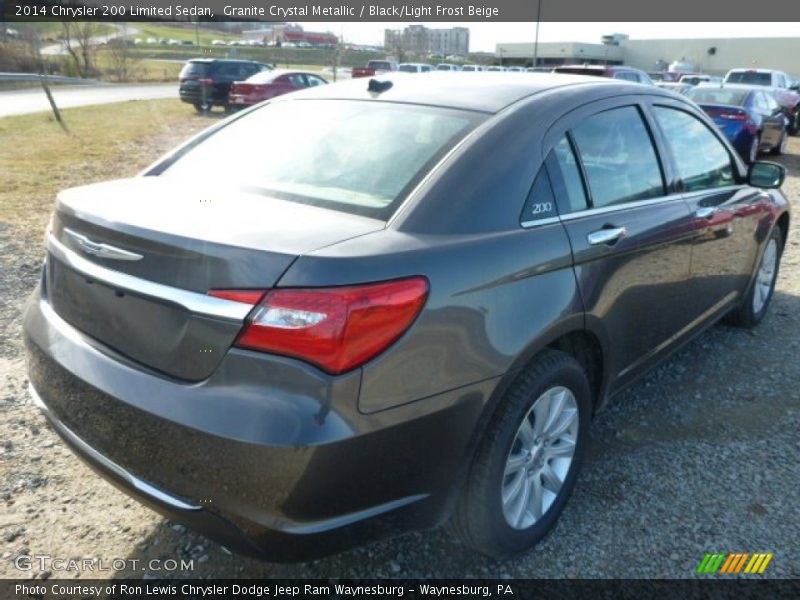 Granite Crystal Metallic / Black/Light Frost Beige 2014 Chrysler 200 Limited Sedan