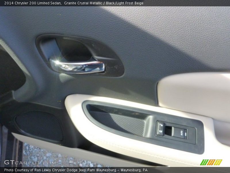 Granite Crystal Metallic / Black/Light Frost Beige 2014 Chrysler 200 Limited Sedan