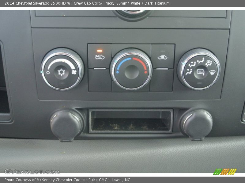 Summit White / Dark Titanium 2014 Chevrolet Silverado 3500HD WT Crew Cab Utility Truck