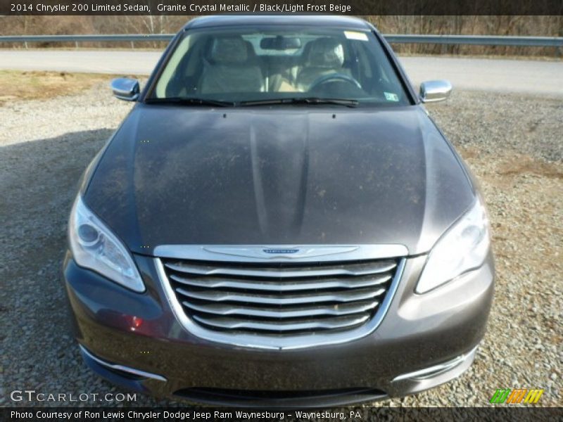 Granite Crystal Metallic / Black/Light Frost Beige 2014 Chrysler 200 Limited Sedan