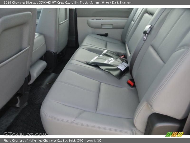 Summit White / Dark Titanium 2014 Chevrolet Silverado 3500HD WT Crew Cab Utility Truck