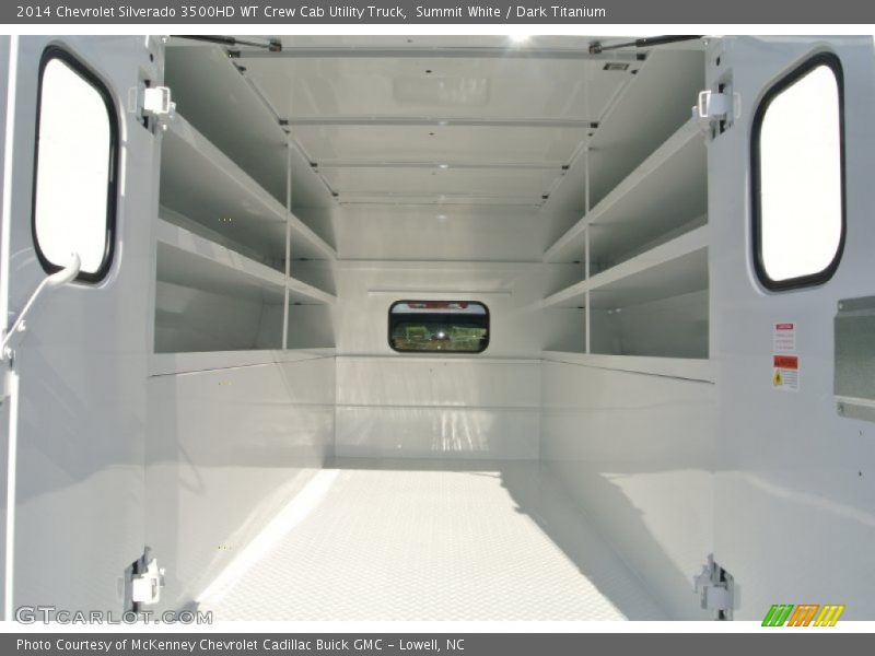 Summit White / Dark Titanium 2014 Chevrolet Silverado 3500HD WT Crew Cab Utility Truck