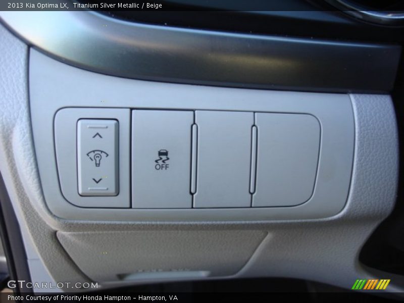 Titanium Silver Metallic / Beige 2013 Kia Optima LX