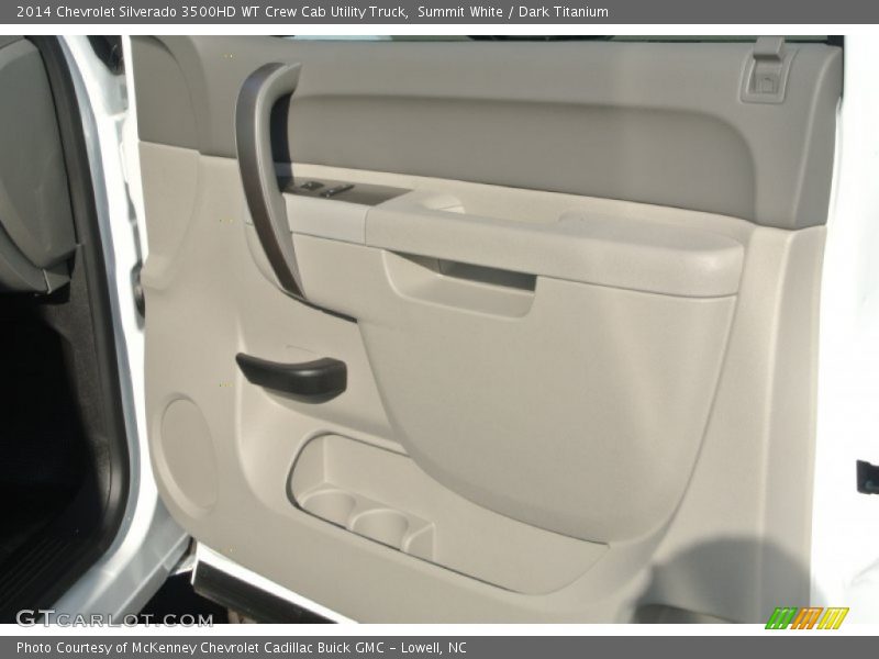 Summit White / Dark Titanium 2014 Chevrolet Silverado 3500HD WT Crew Cab Utility Truck