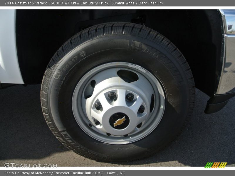 Summit White / Dark Titanium 2014 Chevrolet Silverado 3500HD WT Crew Cab Utility Truck