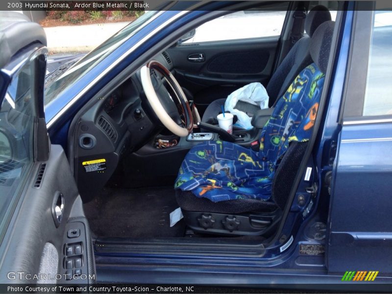 Ardor Blue Metallic / Black 2003 Hyundai Sonata