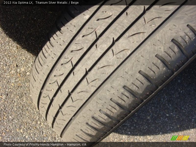 Titanium Silver Metallic / Beige 2013 Kia Optima LX