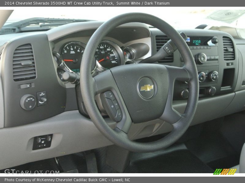 Summit White / Dark Titanium 2014 Chevrolet Silverado 3500HD WT Crew Cab Utility Truck