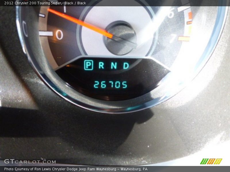 Black / Black 2012 Chrysler 200 Touring Sedan