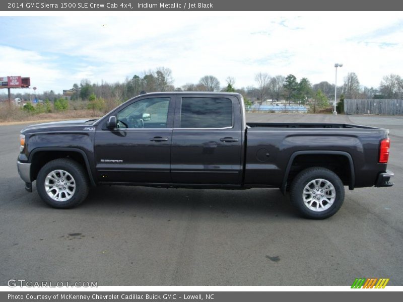 Iridium Metallic / Jet Black 2014 GMC Sierra 1500 SLE Crew Cab 4x4