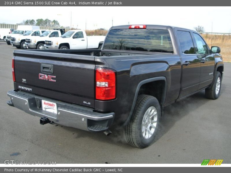 Iridium Metallic / Jet Black 2014 GMC Sierra 1500 SLE Crew Cab 4x4