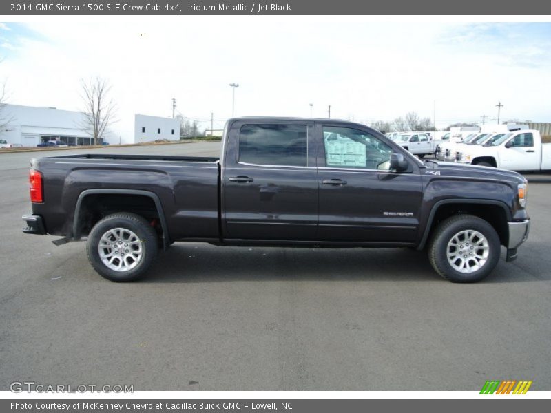 Iridium Metallic / Jet Black 2014 GMC Sierra 1500 SLE Crew Cab 4x4