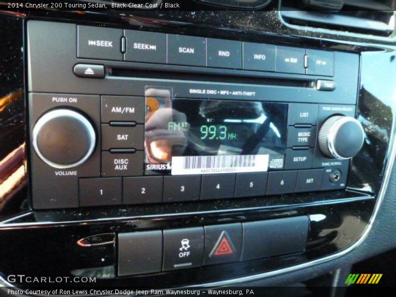 Black Clear Coat / Black 2014 Chrysler 200 Touring Sedan