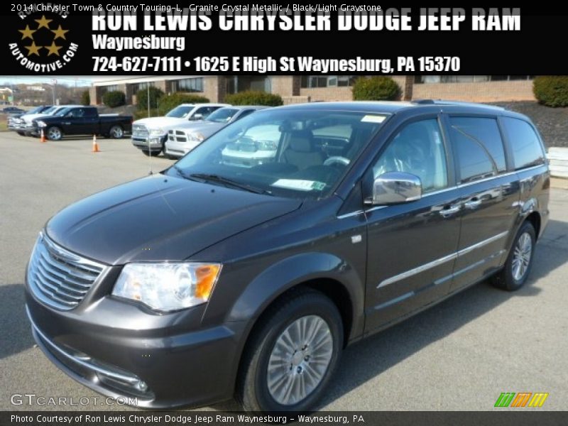 Granite Crystal Metallic / Black/Light Graystone 2014 Chrysler Town & Country Touring-L