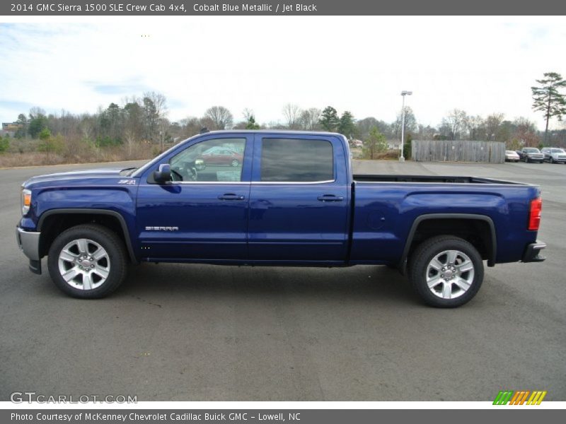  2014 Sierra 1500 SLE Crew Cab 4x4 Cobalt Blue Metallic